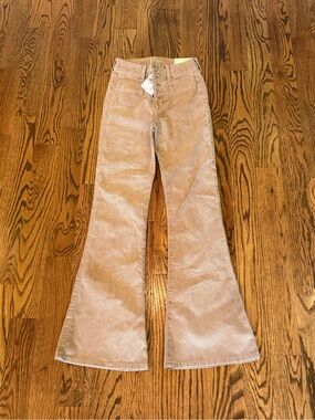 Women’s Flare Jeans in Light Beige
